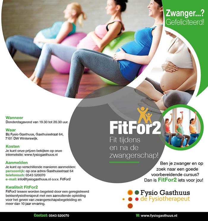 FitFor2 | Fit tijdens en na de zwangerschap!